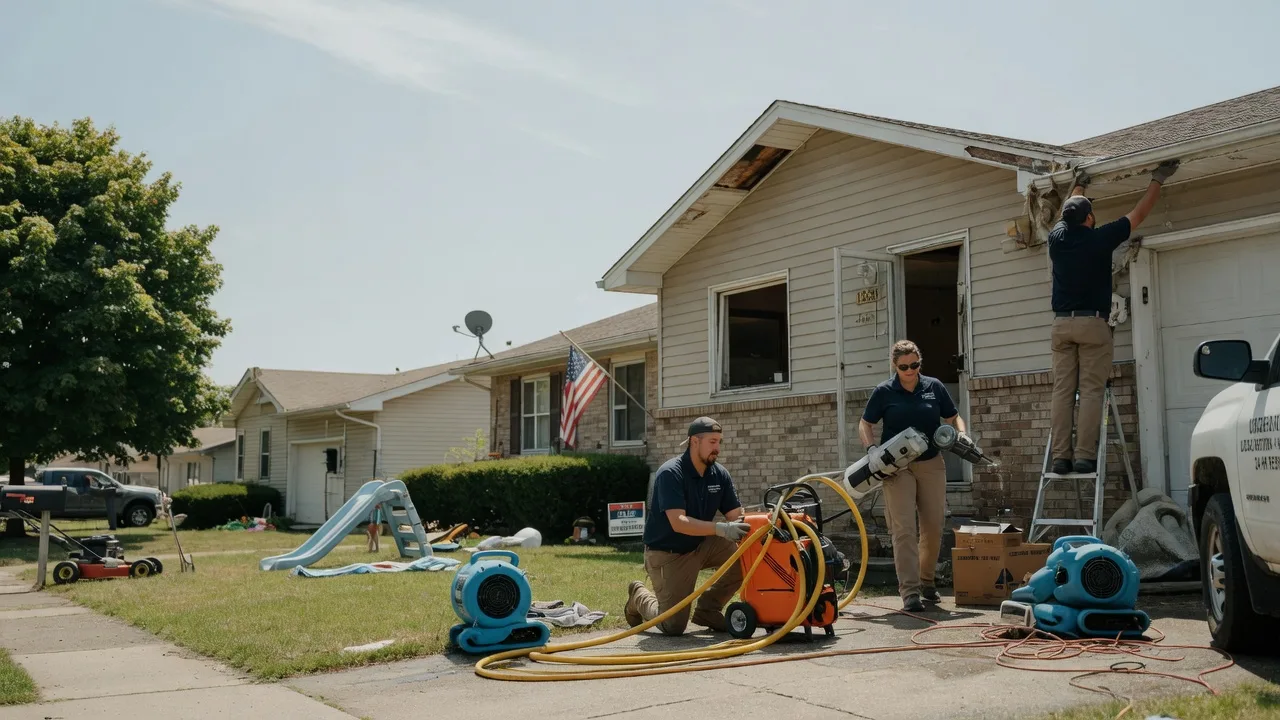 Water Damage Restoration in Brownstown, IL near me